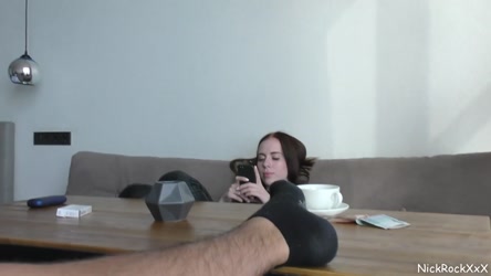 Nick Whitehard 2/Female cuckold girlfriend watches her girl suck dick.mp4